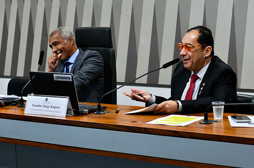 Mesa: 
presidente da CEsp, senador Romário (PL-RJ); 
vice-presidente da CEsp, senador Jorge Kajuru (PSB-GO).