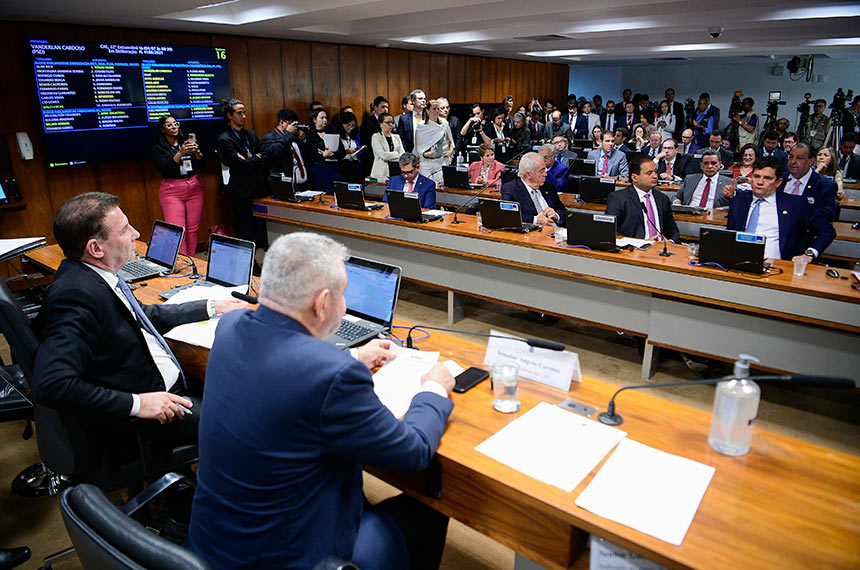 Reunião da Comissão de Assuntos Econômicos, nesta semana: colegiado volta a se reunir na terça (11) - Foto: Pedro França/Agência Senado