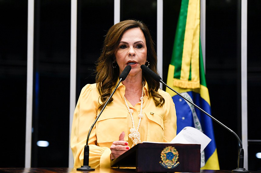 Em discurso, à tribuna, senadora Professora Dorinha Seabra (União-TO).