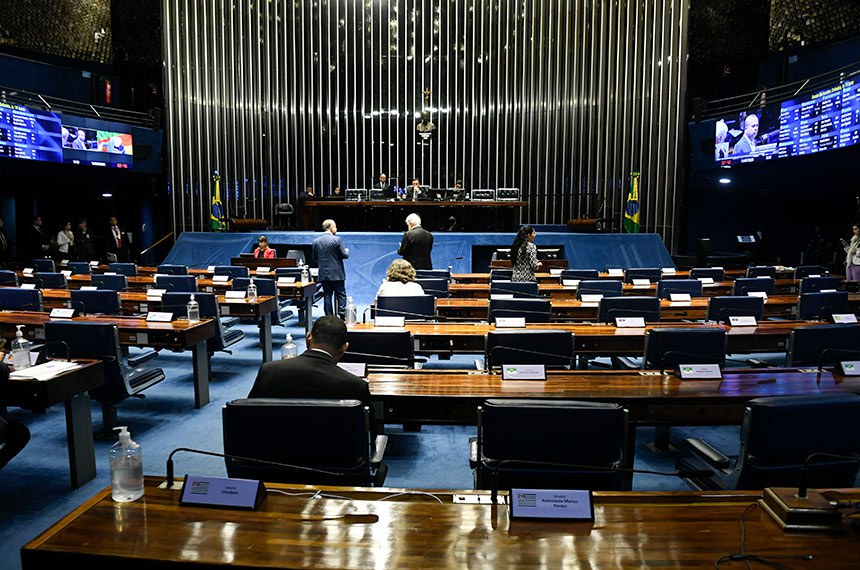 Mesa: 
presidente do Senado Federal, senador Rodrigo Pacheco (PSD-MG);
secretário-geral da Mesa do Senado Federal, Gustavo A. Sabóia Vieira.