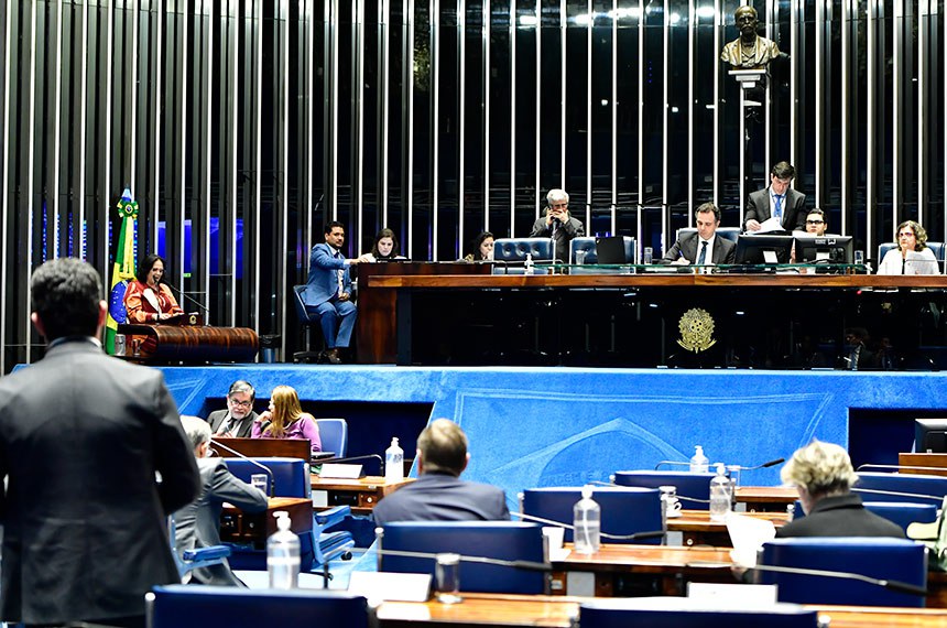 Mesa: 
1º secretário do Senado Federal, senador Rogério Carvalho (PT-SE);
presidente do Senado Federal, senador Rodrigo Pacheco (PSD-MG);
secretário-geral da Mesa do Senado Federal, Gustavo A. Sabóia Vieira;
senadora Teresa Leitão (PT-PE).