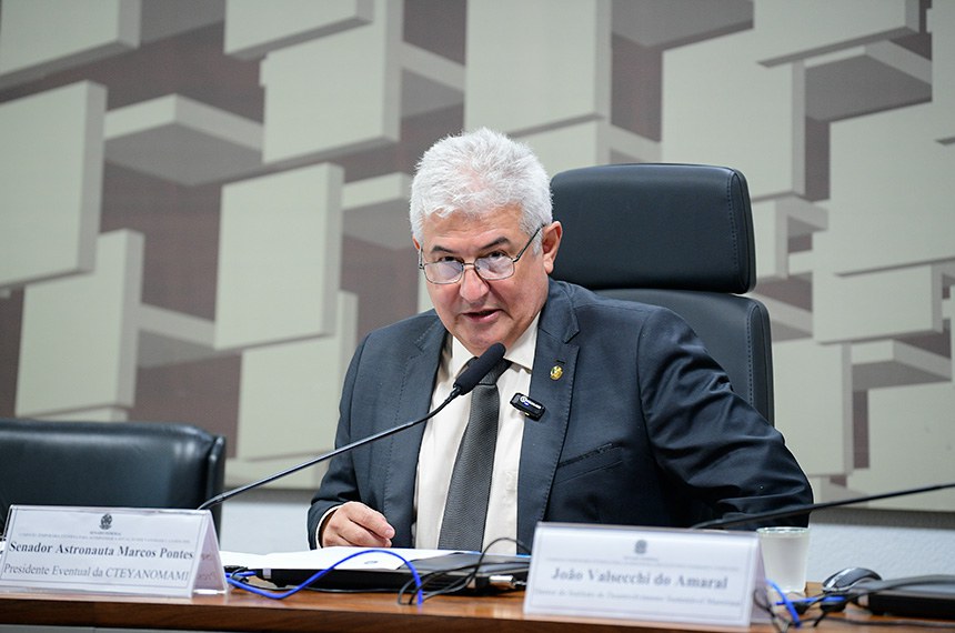 Mesa: 
presidente Eventual da CTEYANOMAMI, senador Astronauta Marcos Pontes (PL-SP).