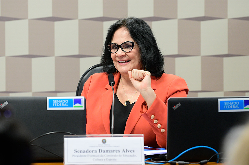 A proposta foi concebida por Damares Alves, quando era ministra da Mulher, da Família e dos Direitos Humanos - Foto: Pedro França/Agência Senado