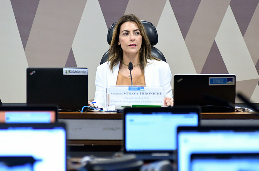 A senadora Soraya Thronicke é a relatora da proposta na CRA - Foto: Geraldo Magela/Agência Senado