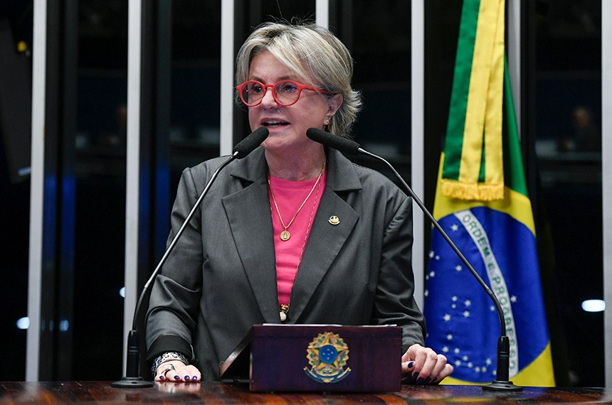 Em discurso, à tribuna, senadora Margareth Buzetti (PSD-MT).