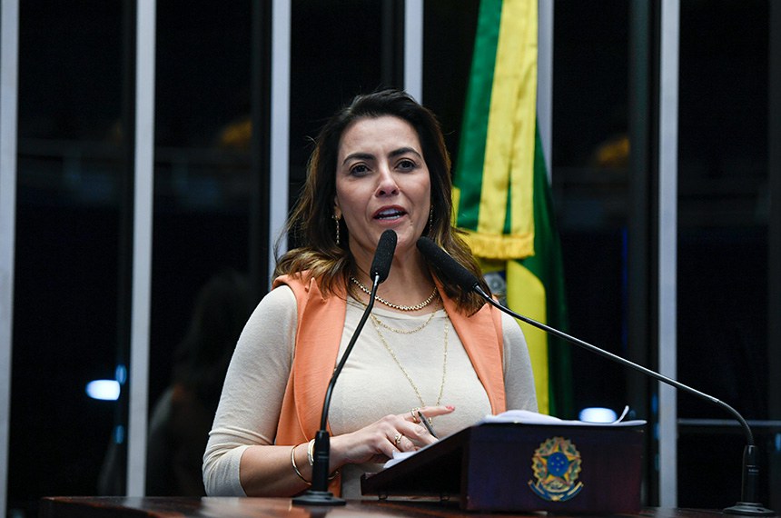 Em discurso, à tribuna, senadora Soraya Thronicke (União-MS).
