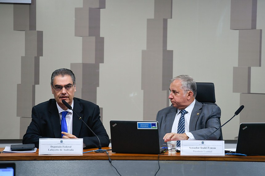 Mesa:
deputado Lafayette de Andrada (Republicanos-MG);
presidente eventual, senador Izalci Lucas (PSDB-DF).