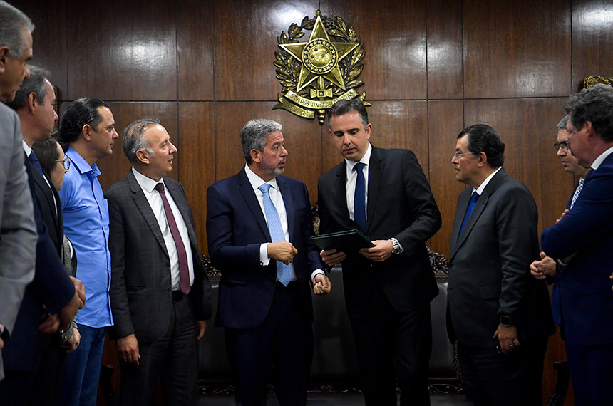 Aprovada pela Câmara, a PEC 45/2019 foi entregue ao presidente do Senado, Rodrigo Pacheco, no início do mês - Foto: Jonas Pereira/Agência Senado