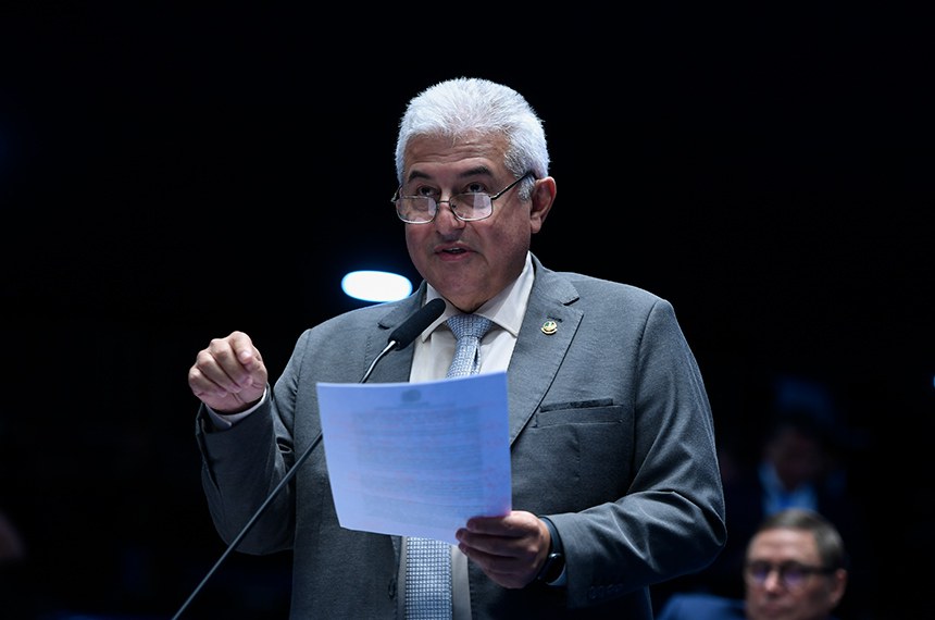 Em pronunciamento, à bancada, senador Astronauta Marcos Pontes (PL-SP).