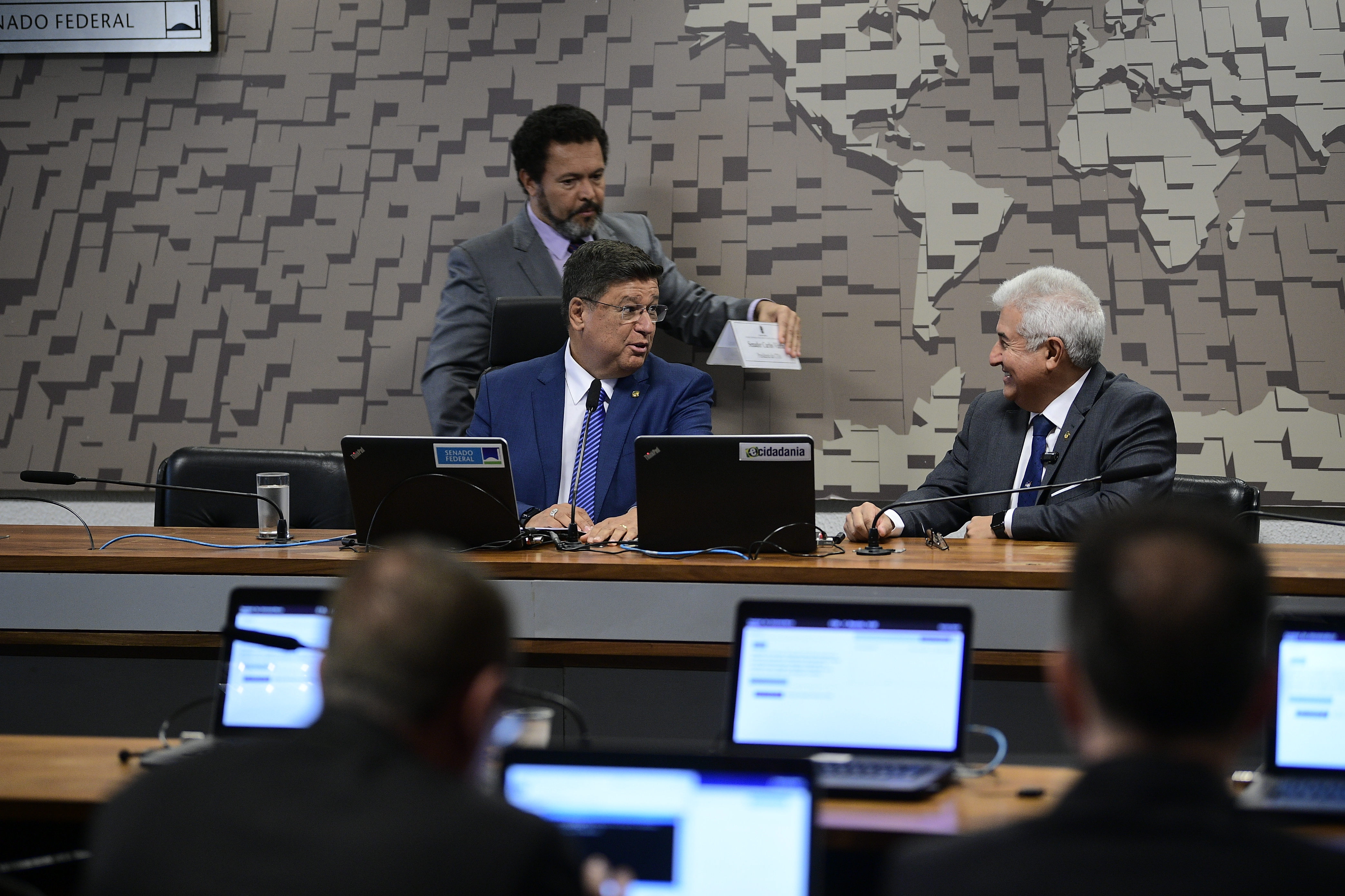 Mesa: 
presidente da CTIA, senador Carlos Viana (Podemos-MG); 
vice-presidente da CTIA, senador Astronauta Marcos Pontes (PL-SP).