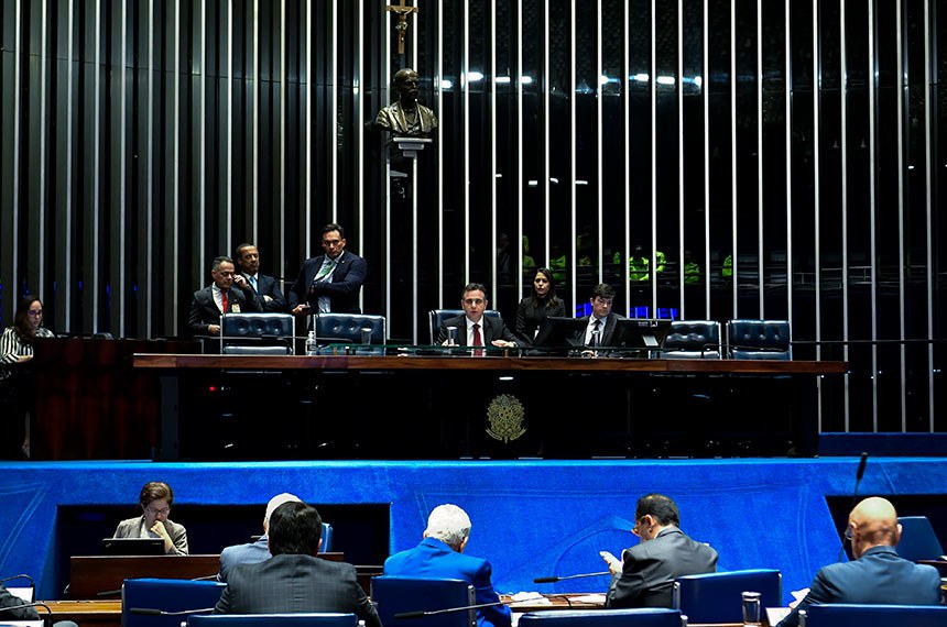 Mesa:  
presidente do Senado Federal, senador Rodrigo Pacheco (PSD-MG); 
secretário-geral adjunto da Mesa do Senado Federal, Ivan Furlan Falconi.