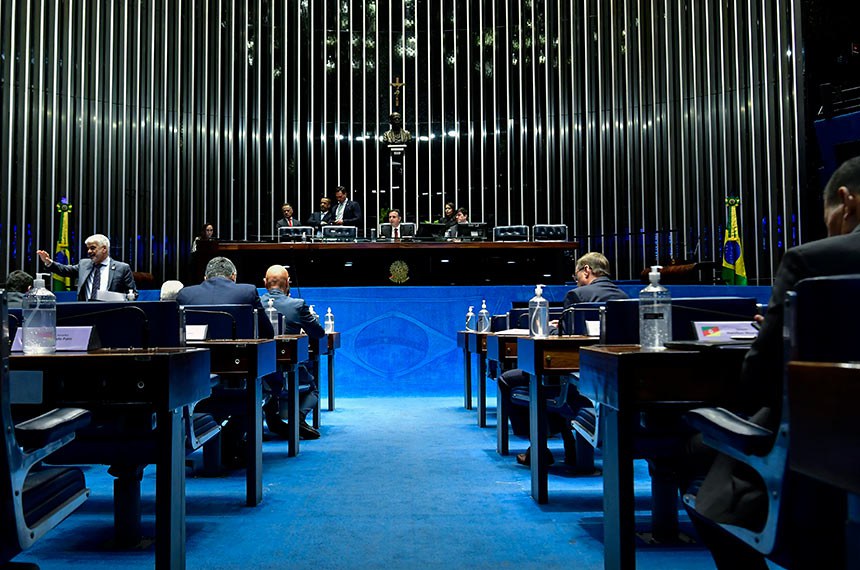 Mesa:  
presidente do Senado Federal, senador Rodrigo Pacheco (PSD-MG); 
secretário-geral adjunto da Mesa do Senado Federal, Ivan Furlan Falconi.