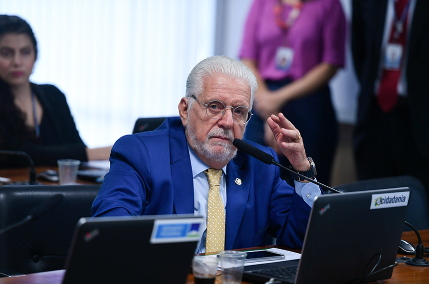 Jaques Wagner, ex-presidente da CMA, foi coautor do pedido de audiência sobre o Fórum da Geração Ecológica - Foto: Edilson Rodrigues/Agência Senado