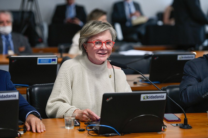 Em pronunciamento, à bancada, relatora da MSF 50/2023, senadora Margareth Buzetti (PSD-MT).
