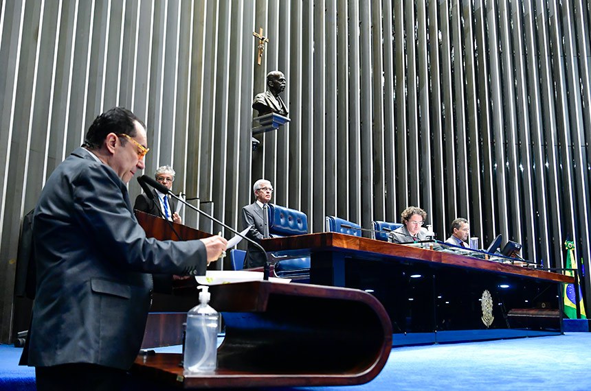 Mesa: 
vice-presidente do Senado Federal, senador Veneziano Vital do Rêgo (MDB-PB);
secretário-geral adjunto da Mesa do Senado Federal, José Roberto Leite de Matos. 