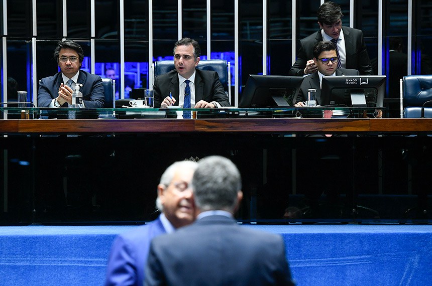 Mesa:
senador Beto Faro (PT-PA);
presidente do Senado Federal, senador Rodrigo Pacheco (PSD-MG);
secretário-geral da Mesa do Senado Federal, Gustavo A. Sabóia Vieira.