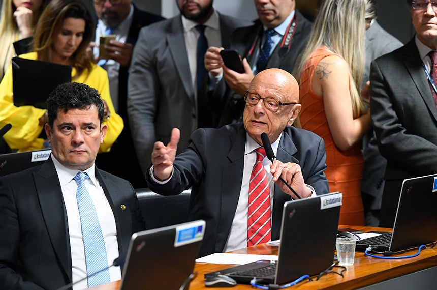 Bancada:
senador Sergio Moro (União-PR); 
senador Esperidião Amin (PP-SC), em pronunciamento.