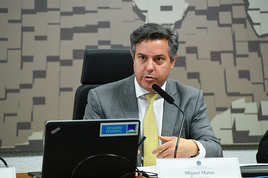 O presidente do CCS, Miguel Matos - Foto: Roque de Sá/Agência Senado