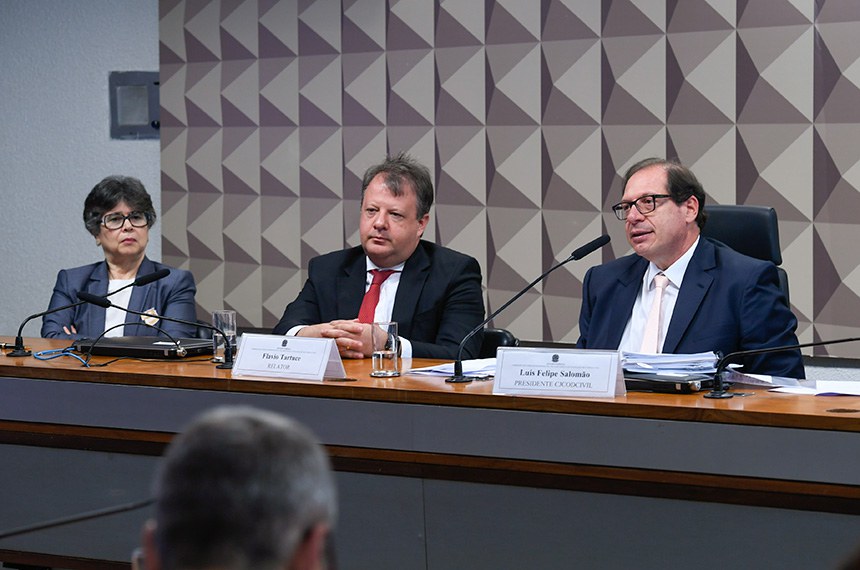 Mesa: 
relatora da CJCODCIVIL, desembargadora aposentada do Tribunal de Justiça de São Paulo (TJSP), Rosa Maria de Andrade Nery;
relator da CJCODCIVIL, professor da Escola Superior de Advocacia da Ordem dos Advogados do Brasil – São Paulo (ESAOABSP), Flávio Tartuce;
presidente da CJCODCIVIL, ministro do Superior Tribunal de Justiça (STJ), Luis Felipe Salomão.