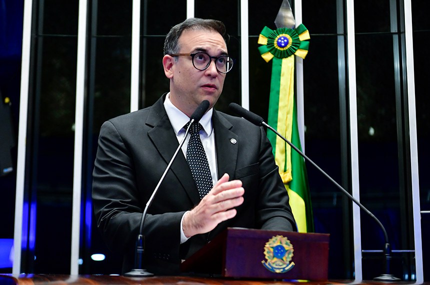 Em discurso, à tribuna, procurador-geral da União, representante da Advocacia-Geral da União, Marcelo Eugênio Feitosa Almeida.
