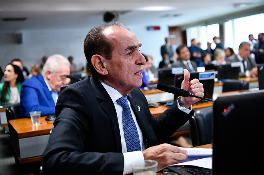 Marcelo Castro apresentou voto em separado - Foto: Geraldo Magela/Agência Senado