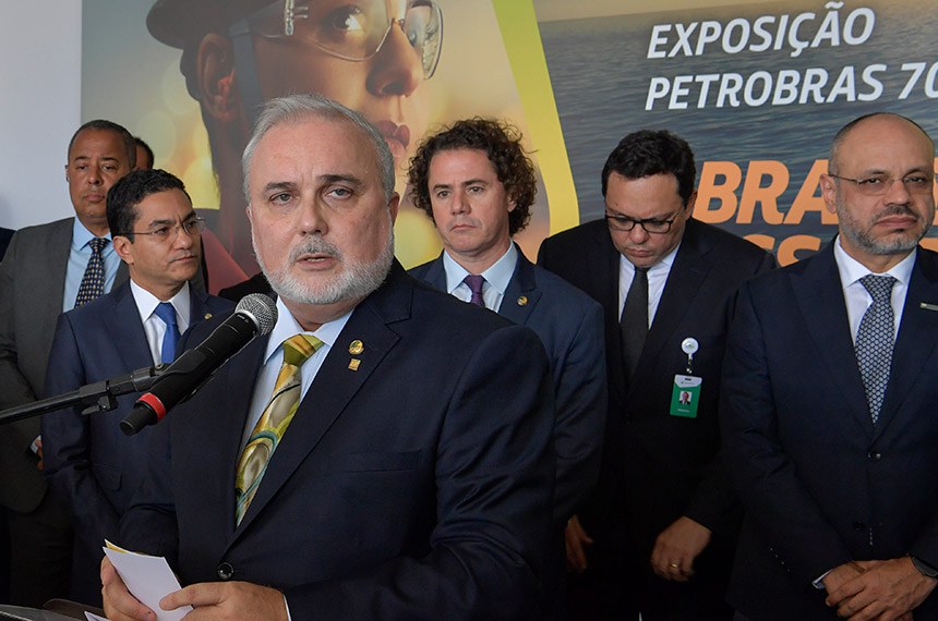 Em discurso, presidente da Petrobras, Jean Paul Prates.