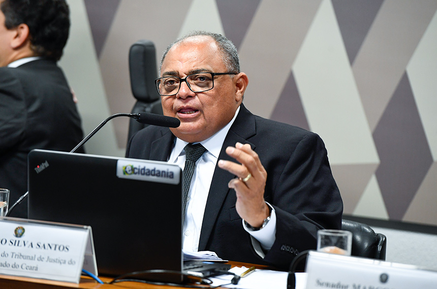 Com 27 votos, CCJ aprovou por unanimidade o nome do desembargador do TJCE Teodoro Silva Santos para compor o STJ - Foto: Roque de Sá/Agência Senado