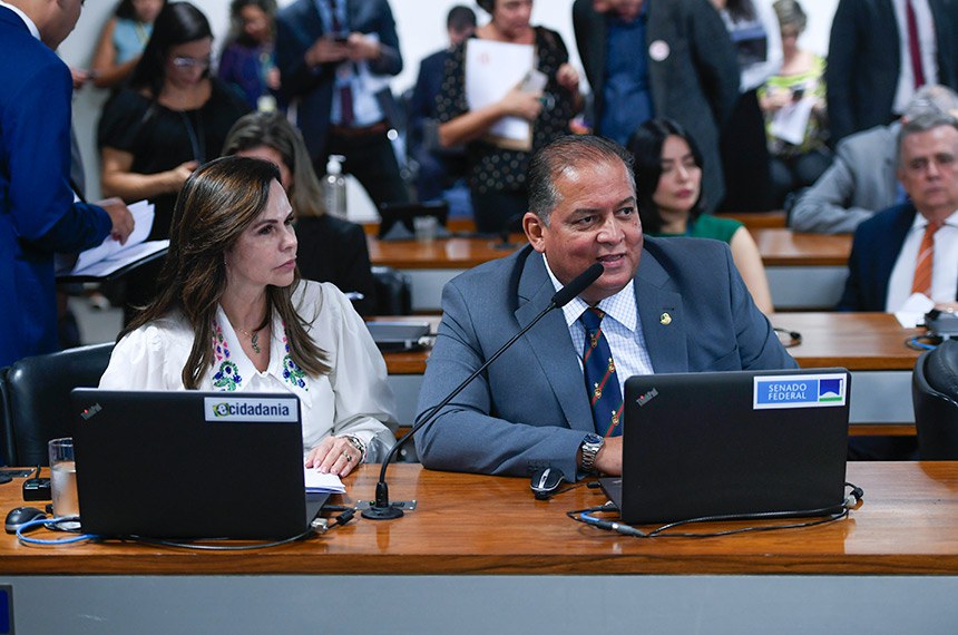 Bancada:
senadora Professora Dorinha Seabra (União-TO); senador Eduardo Gomes (PL-TO), em pronunciamento.