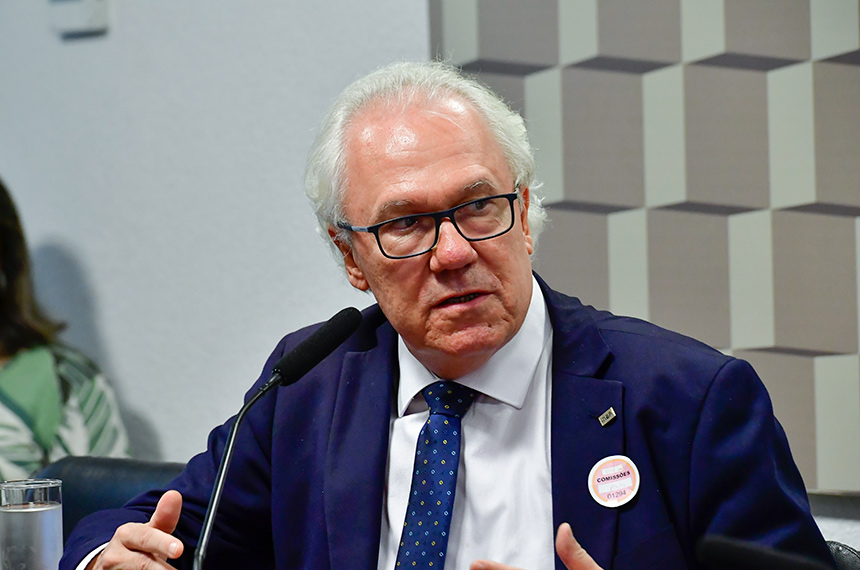 O presidente do Inep, Manuel Palácios, abordou a complexidade do Revalida - Foto: Waldemir Barreto/Agência Senado