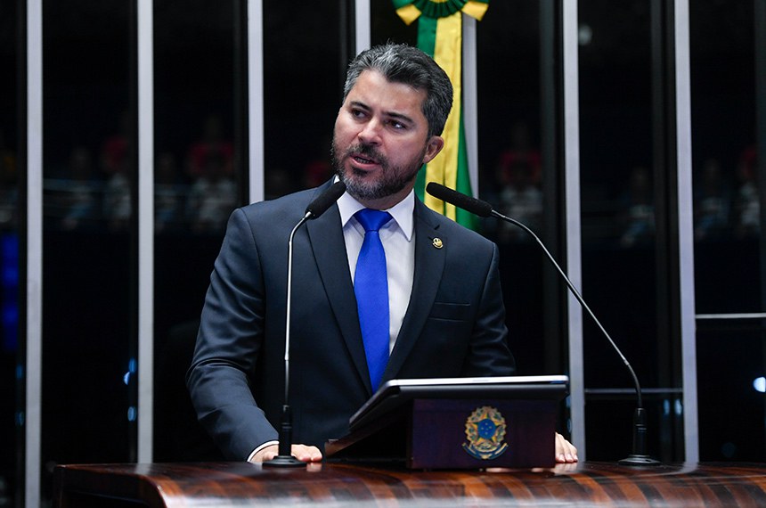 Em discurso, à tribuna, senador Marcos Rogério (PL-RO). 