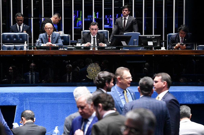 Mesa: 
senador Esperidião Amin (PP-SC);
presidente do Senado Federal, senador Rodrigo Pacheco (PSD-MG); 
senador Giordano (MDB-SP);
secretário-geral-adjunto da Mesa do Senado Federal, Ivan Furlan Falconi.