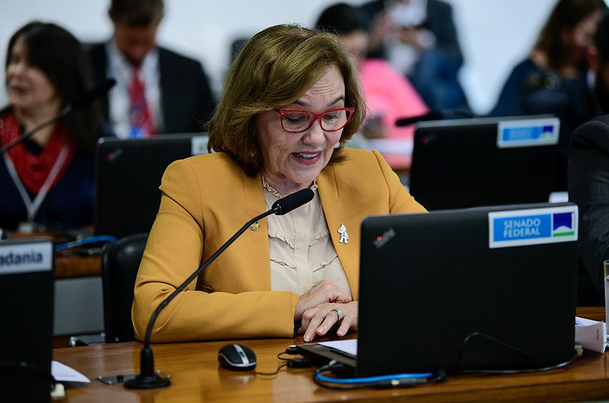 Em pronunciamento, à bancada, relatora do PL 4.663/2019, senadora Zenaide Maia (PSD-RN).