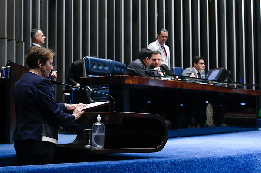 Relatora do projeto no Senado, Teresa Cristina mencionou casos de estupro de pacientes durante procedimentos de saúde - Foto: Jefferson Rudy/Agência Senado