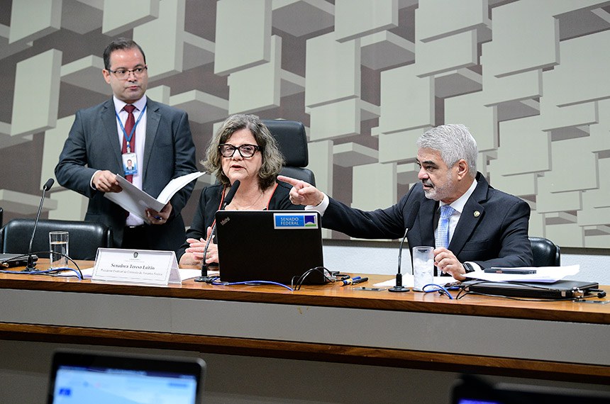 Mesa: 
presidente eventual da CAS, senadora Teresa Leitão (PT-PE);
relator do PL 826/2019, senador Humberto Costa (PT-PE).
