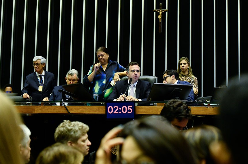Mesa:
senador Luis Carlos Heinze (PP-RS); 
deputada Laura Carneiro (PSD-RJ);
presidente do Senado Federal, senador Rodrigo Pacheco (PSD-MG); 
secretário-geral da Mesa do Senado Federal, Gustavo A. Sabóia Vieira.