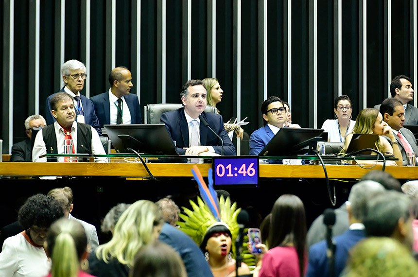 Mesa: 
senador Randolfe Rodrigues (Rede-AP); 
senador Eduardo Braga (MDB-AM); 
presidente do Senado Federal, senador Rodrigo Pacheco (PSD-MG).