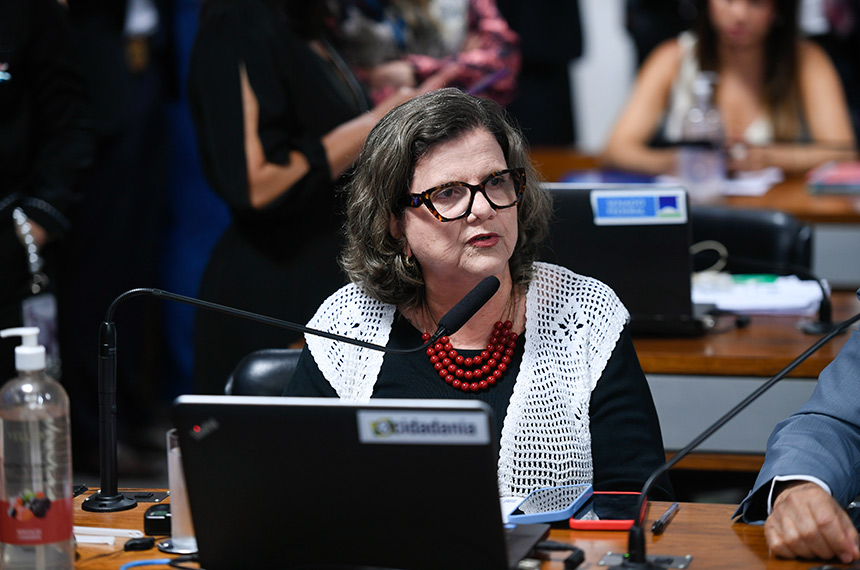 Teresa Leitão, relatora: as deficiências na gestão dos riscos ambientais gera inquietações na população e no meio governamental - Foto: Edilson Rodrigues/Agência Senado