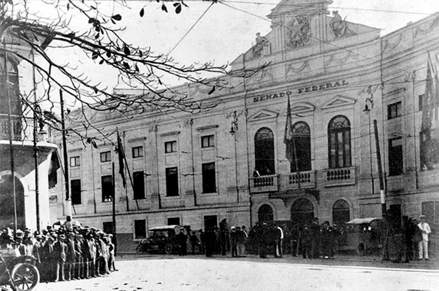 O Palácio Conde dos Arcos abrigou o Senado de 1826 a 1925 - Foto: Memória Viva