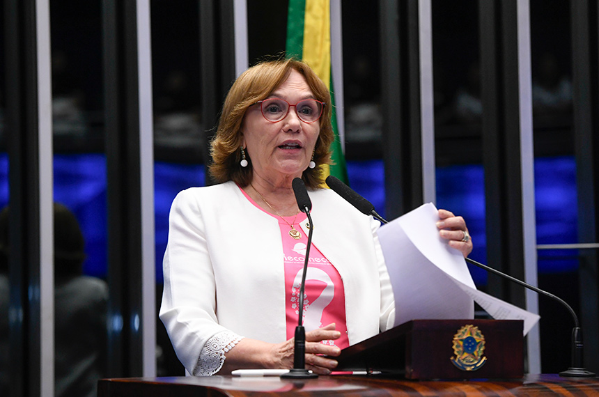 Caminho para igualdade na vida pública ainda é longo, diz Zenaide Maia, procuradora da Mulher no Senado - Foto: Jefferson Rudy/Agência Senado