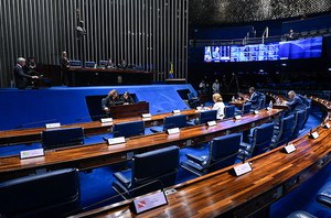 Mesa: 
senador Plínio Valério (PSDB-AM), conduz sessão; 
secretário-geral adjunto da Mesa do Senado Federal, José Roberto Leite de Matos.