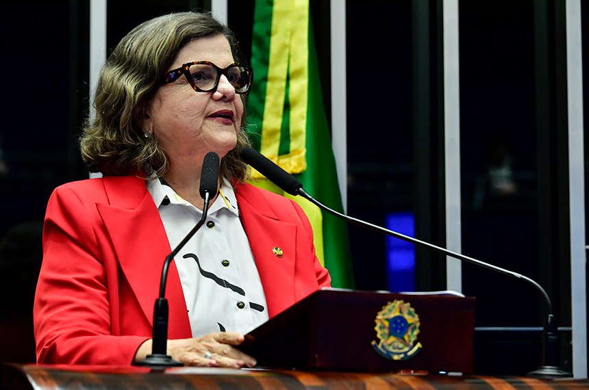 Em discurso, à tribuna, senadora Teresa Leitão (PT-PE).