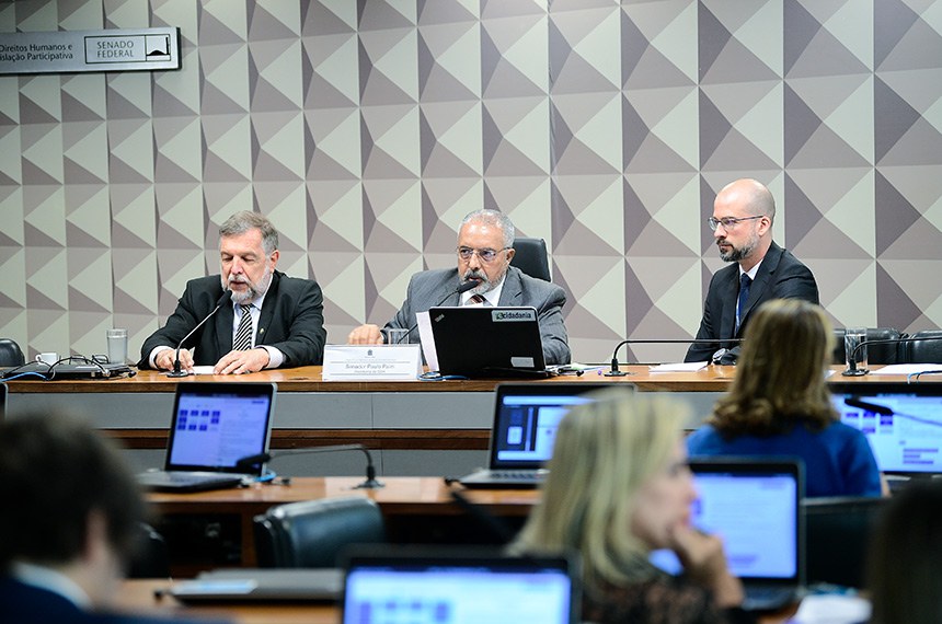 Mesa: 
senador Flávio Arns (PSB-PR);
presidente da CDH, senador Paulo Paim (PT-RS).