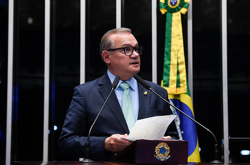 Em discurso, à tribuna, senador Wellington Fagundes (PL-MT).