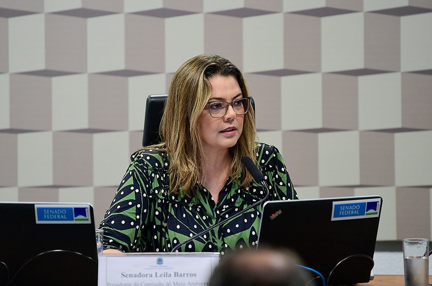 Mesa: 
presidente da CMA, senadora Leila Barros (PDT-DF).