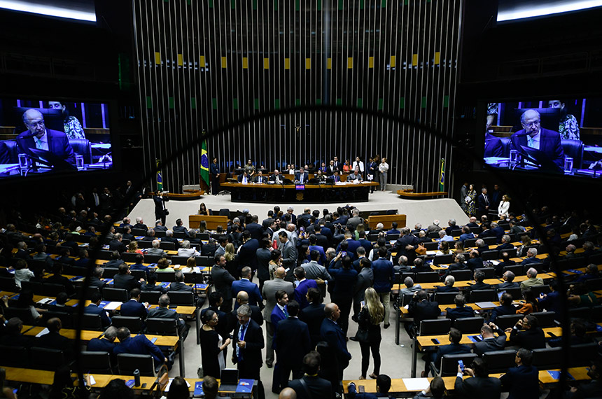 A sessão solene foi realizada no Plenário da Câmara - Foto: Edilson Rodrigues/Agência Senado