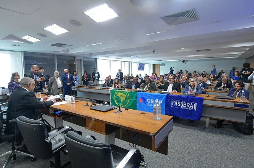 Mesa: 
presidente da CDH, senador Paulo Paim (PT-RS).