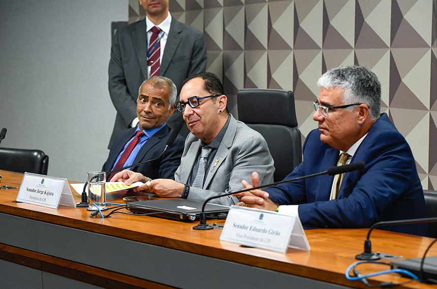 Mesa:
relator da CPIAE, senador Romário (PL-RJ); 
presidente da CPIAE, senador Jorge Kajuru (PSB-GO); 
vice-presidente da CPIAE, senador Eduardo Girão (Novo-CE).