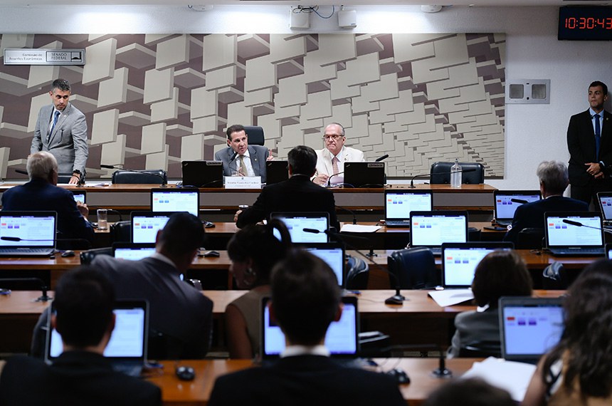 Mesa: 
presidente da CAE, senador Vanderlan Cardoso (PSD-GO); 
senador Fernando Dueire (MDB-PE).