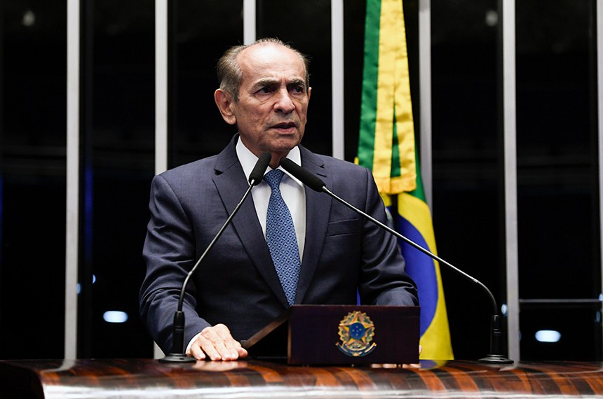 Em discurso, à tribuna, senador Marcelo Castro (MDB-PI).