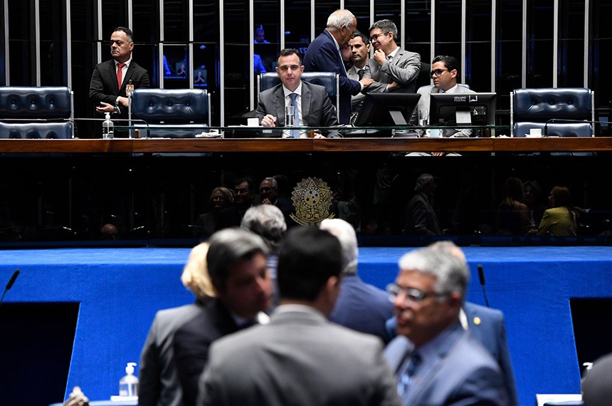 Mesa: 
presidente do Senado Federal, senador Rodrigo Pacheco (PSD-MG); 
secretário-geral da Mesa do Senado Federal, Gustavo A. Sabóia Vieira.